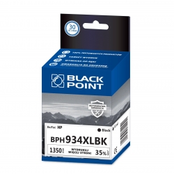 Zamiennik HP 934XL BLACK (+ 35 proc. wyd.) BLACK POINT tusz HP OfficeJet Pro 6230, HP OfficeJet Pro 6830
